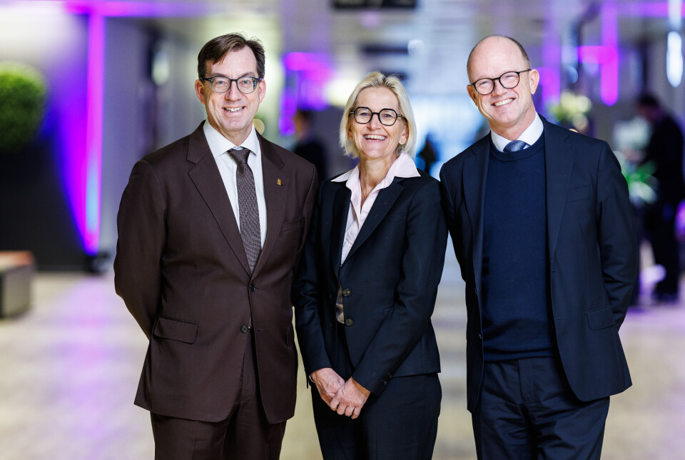 KREVER OPPRYDDING: Fra venstre adm. direktør Rune Aale-Hansen, Regnskap Norge, adm. direktør Karen Kvalevåg, Revisorforeningen og adm. direktør Ole Erik Almlid i NHO