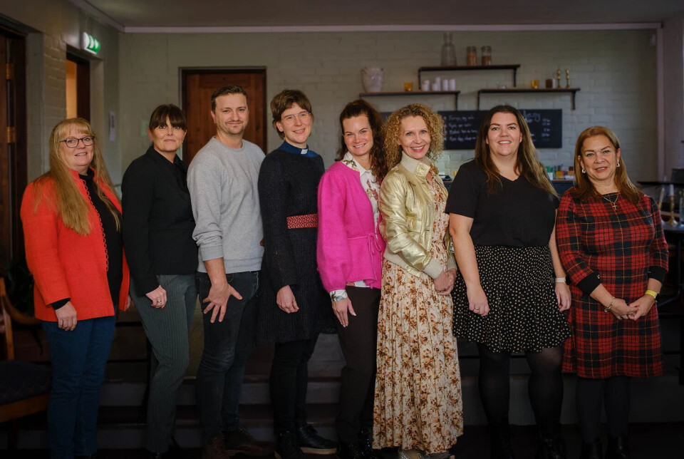 RESSURSGRUPPA: Berit Haugan (f.v), Cecilie Brunsell, Emil Bischoff, Karoline Faber, Karoline Faber, Tone Aas Skålevik, Stine Brastad Blekkan og Ana Maria Silva-Harper.