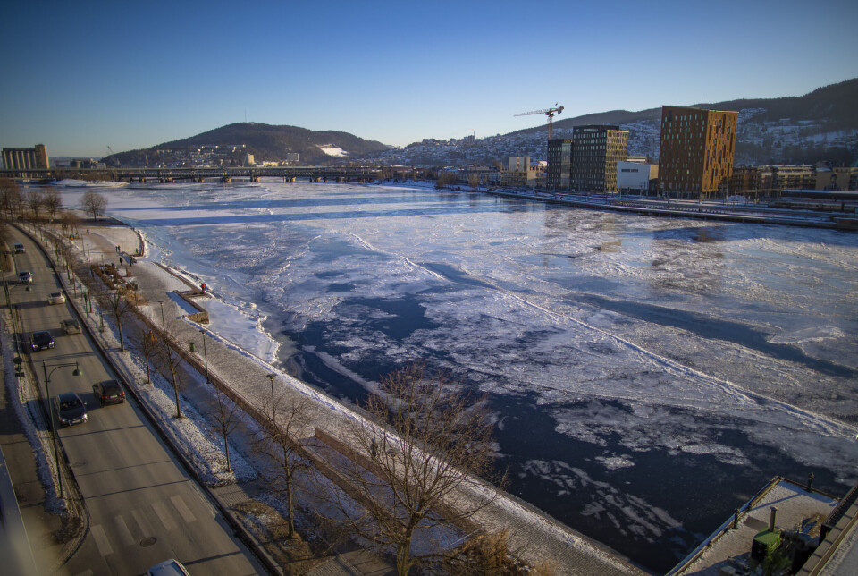 Drammensområdet tørrest i desember