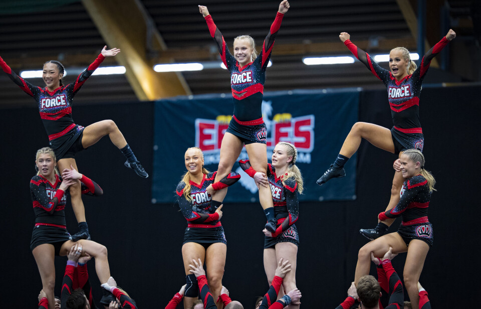 Samler 2500 cheer-utøvere i Drammenshallen