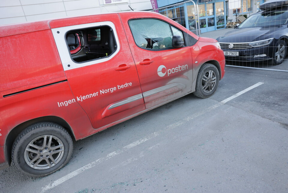 Nytt hærverk på Postens biler