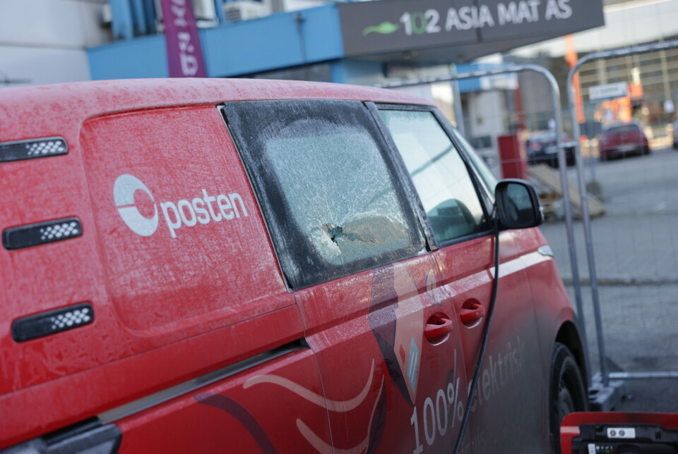 Nytt hærverk på Postens biler