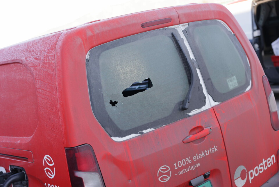 Nytt hærverk på Postens biler