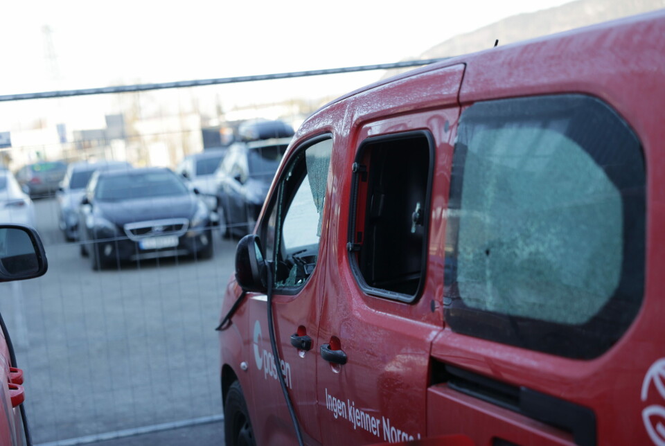 Nytt hærverk på Postens biler