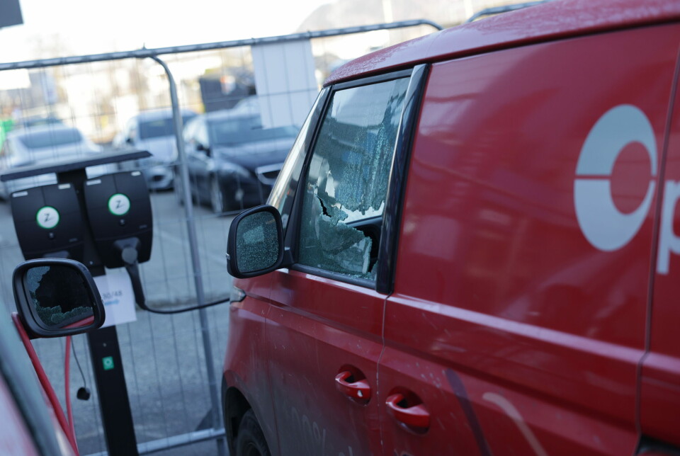 Nytt hærverk på Postens biler