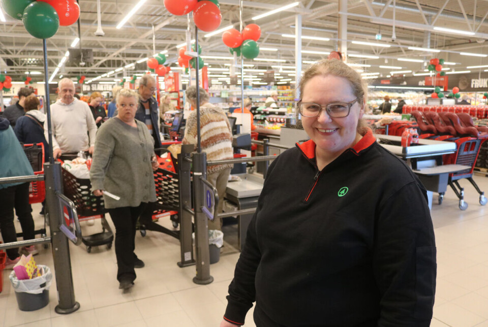 – Dette har vi ventet på i åtte år sånn cirka, sier butikksjef Kristine Thorsby i Eurospar.