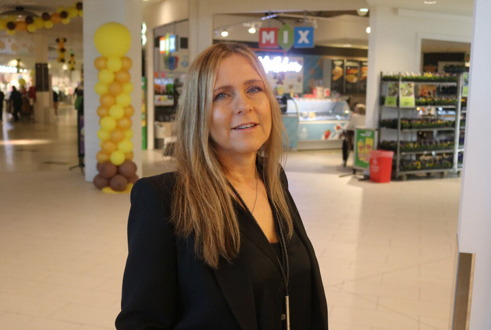 Senterleder Gry Harbu er godt fornøyd med den nye butikken og ser fram til den videre oppgraderingen av senteret.
