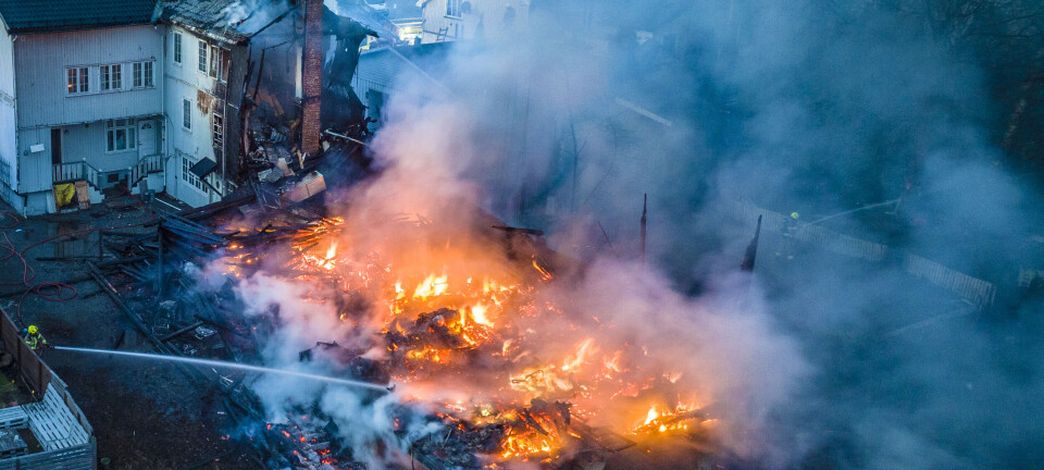 - Holder fortsatt på med etterslukking
