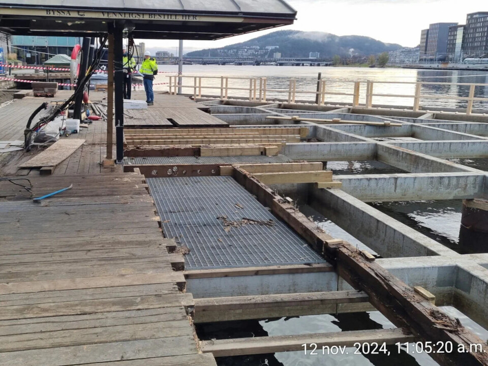 Ny brygge ved Skutebrygga er ferdig