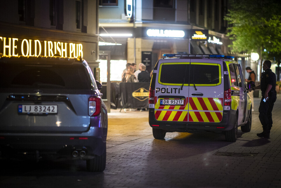 Gikk amok mot politiet på byen