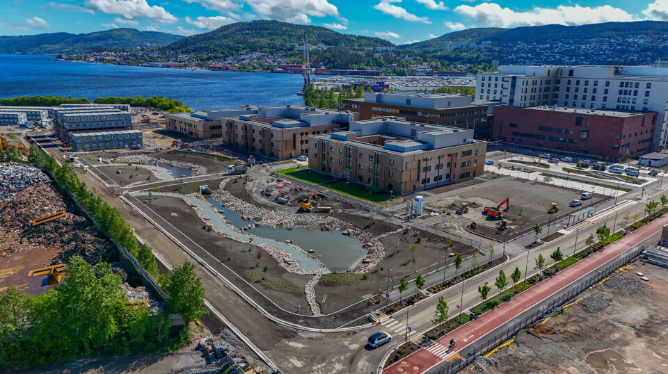 Helsebydel Brakerøya tar form