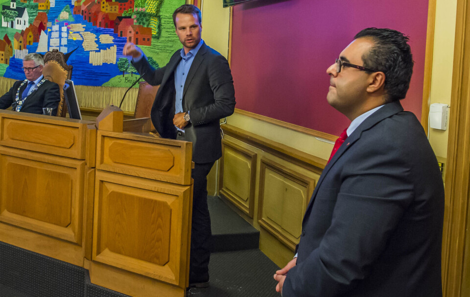 FORTSATT UENIGE OM PENGEBRUK: Her fra bystyret i Drammen i 2016.