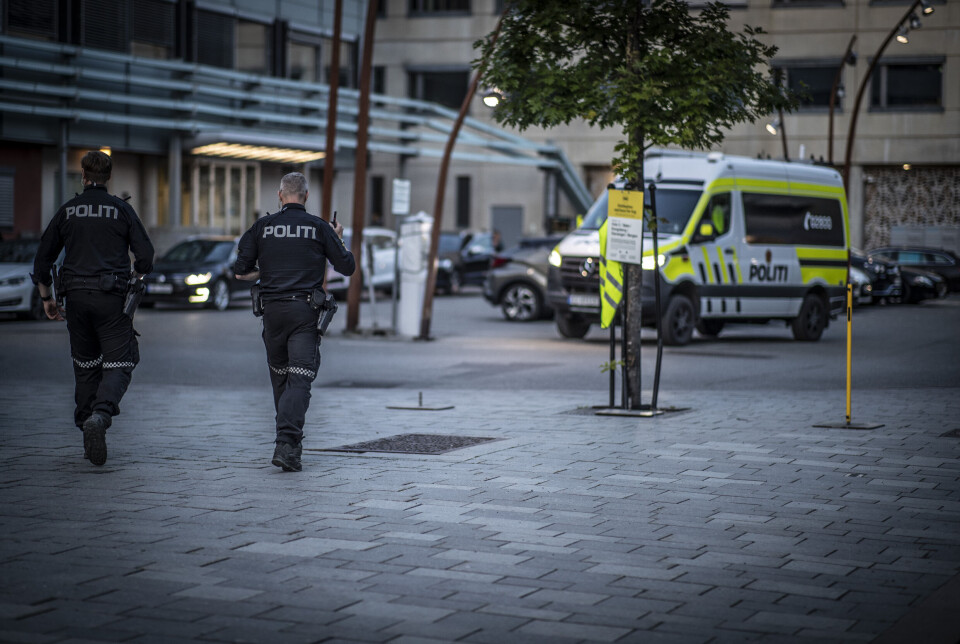 Slåssing mellom ungdommer på Strømsø