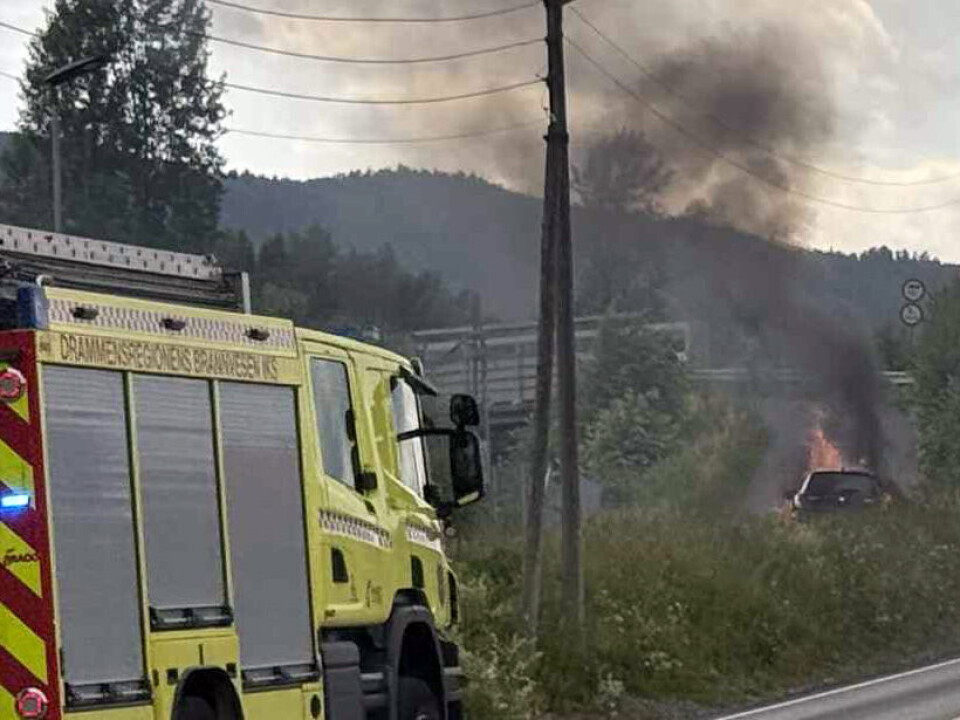 Bilbrann ved Sølfastøya