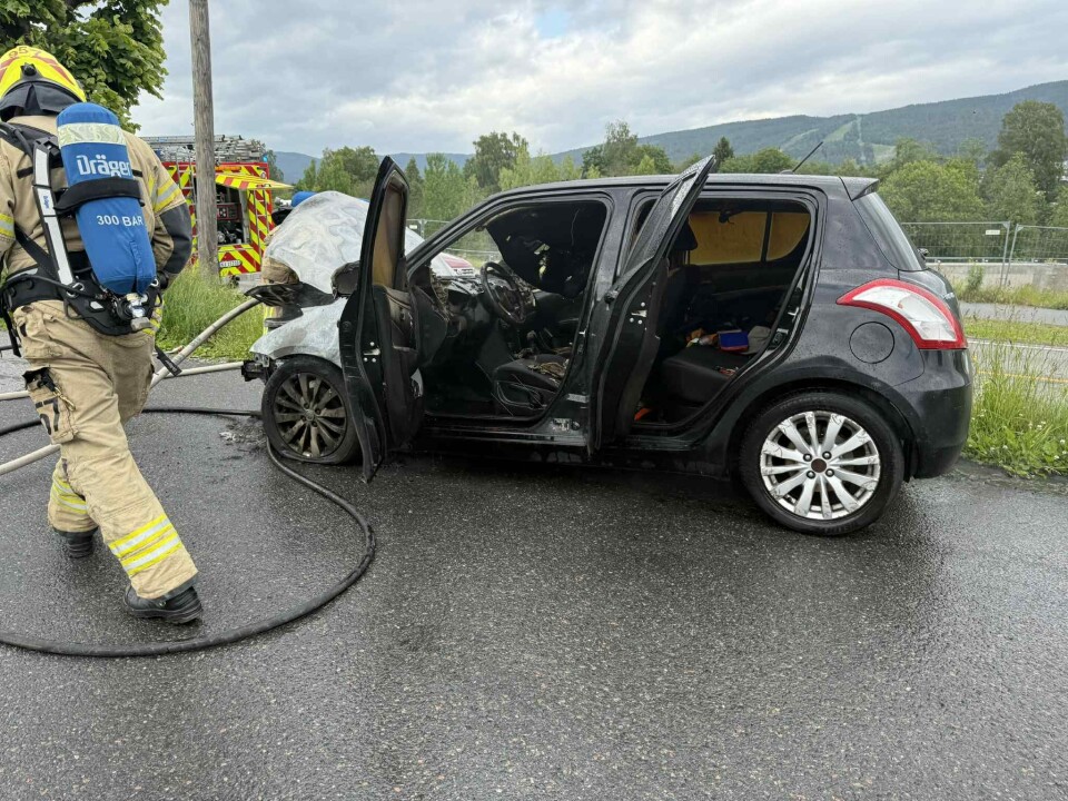 Bilbrann ved Sølfastøya