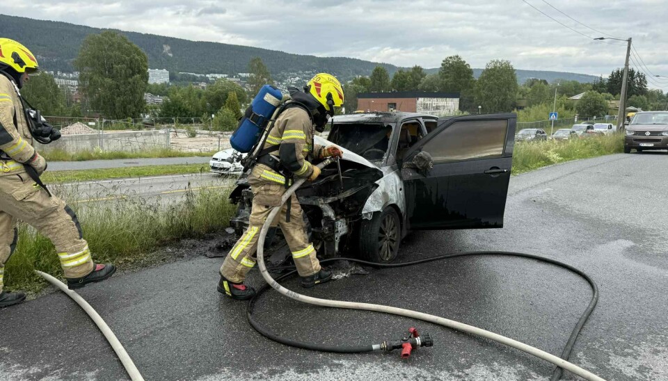 Bilbrann ved Sølfastøya