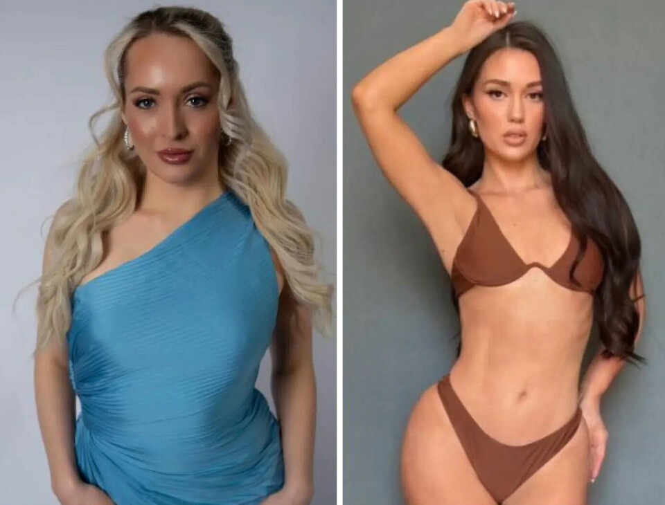 MISSE-HÅP: Natalie Kitching Jerving og Abelone Smedsrud kjemper om å bli norges representanter i den internasjonale missekonkurransen.