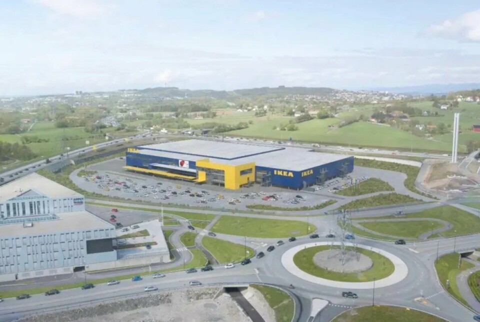 KAN BLI SKRINLAGT: Ikea har jobbet med flytteplanene i Stavanger nesten 20 år, slik var det tenkt at det nye varehuset skulle se ut. Nå er det uvisst hva som skjer videre.