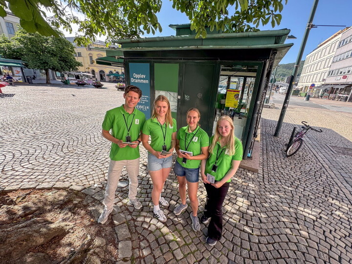 SPØR OSS: Årets turistverter står klare til å svare på det du måtte lure på.