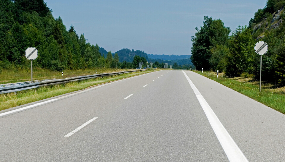 AUTOBAHN: Skal du kjøre bil i Tyskland er det kjekt å vite hva dette skiltet betyr.