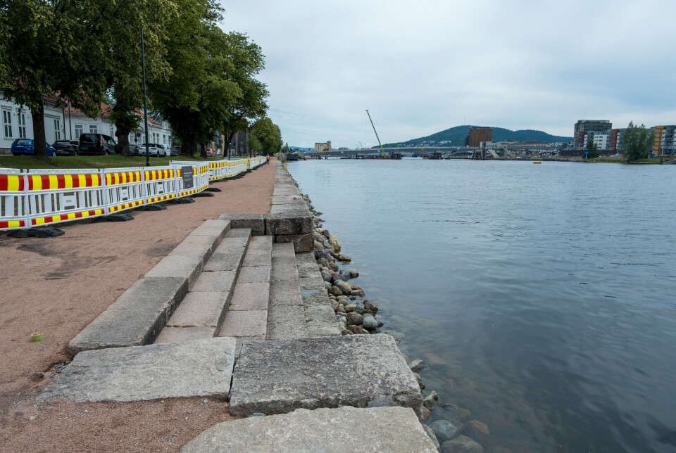 Arbeidene ferdig - elvepromenaden gjenåpet for publikum