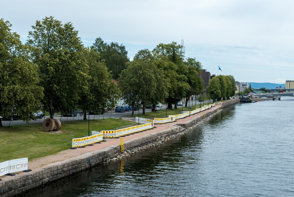 Arbeidene ferdig - elvepromenaden gjenåpet for publikum