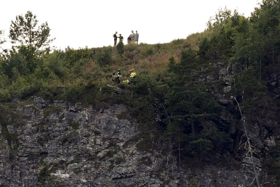 Redningsaksjon i Solbergåsen