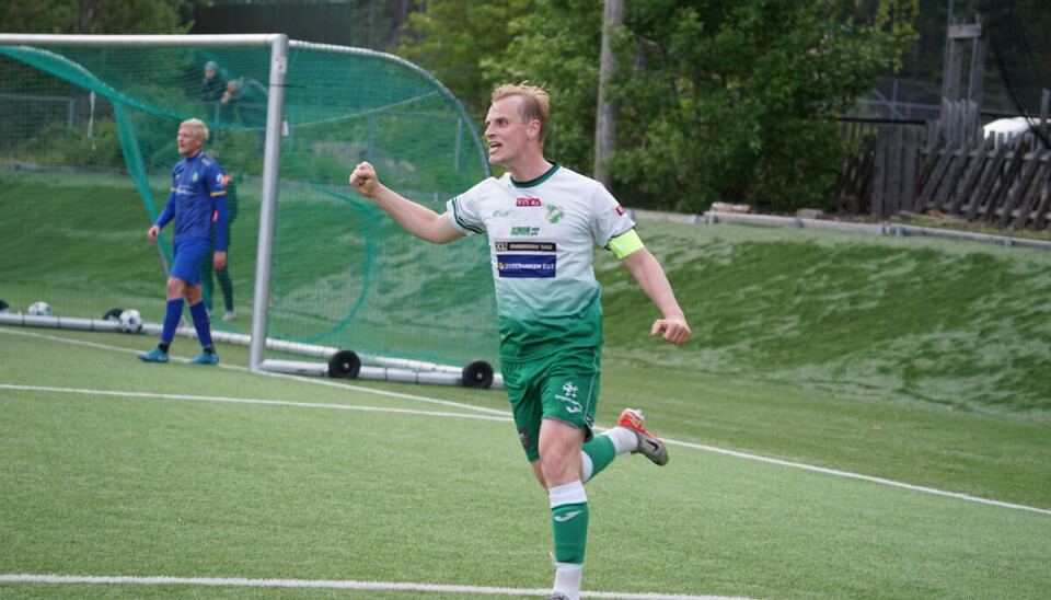 ØNSKER SEG PUBLIKUM: Lagkaptein Trygve Andreassen håper bygda stiller opp og lager en skikkelig stemning før og under kampen.