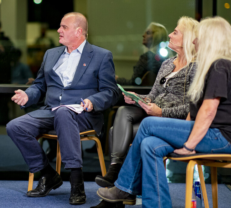 SIAN: Her representert på dialogmøte på Papirbredden i Drammen.