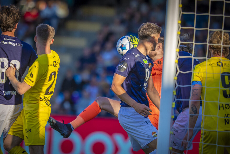Denne corneren var trolig det nærmeste Godset var scoring. Og det var ikke kjempenærme.