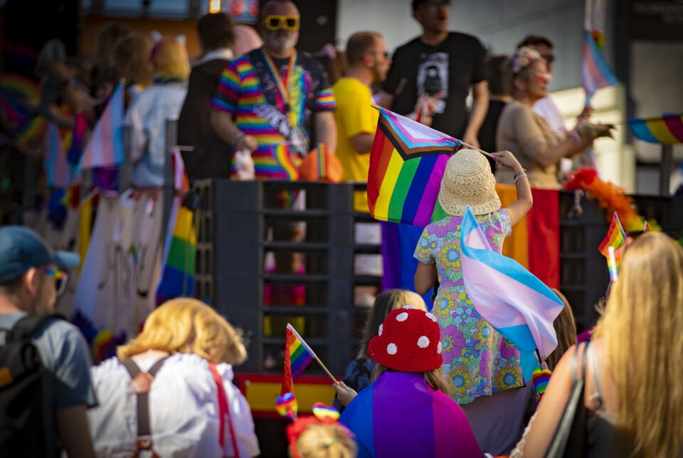 Det var i årets Pride fokus på skeive barn og unge, og det var en del barn i ulike aldre i paraden,