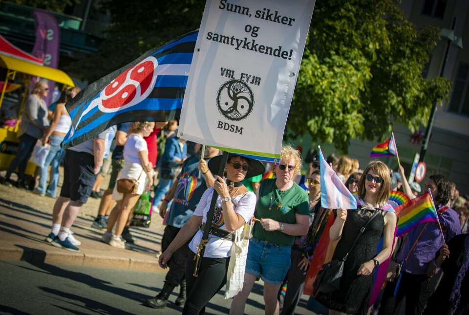 Europa-topp la turen til Drammen i rekordstor pride-parade