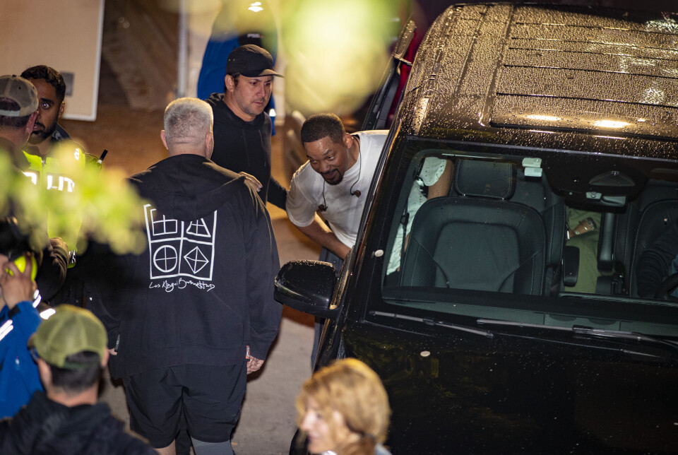 Her forlater Will Smith Drammen: - Thank you, thank you!