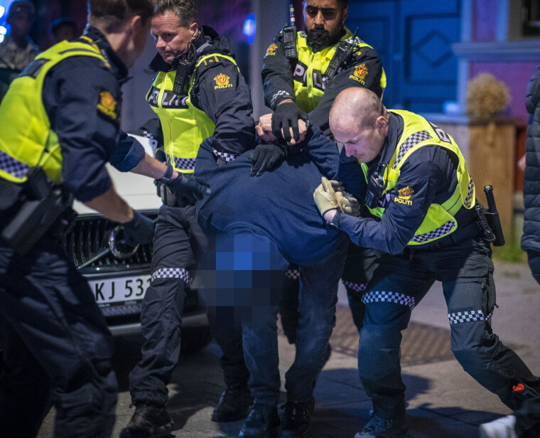 Arresten fyllt opp av bråkmakere i festival-natten