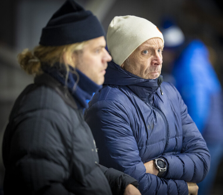 TAR OVER: Anders Palmberg (t.h.) tar over som hovedtrener etter Mathias Stavis (t.v.)