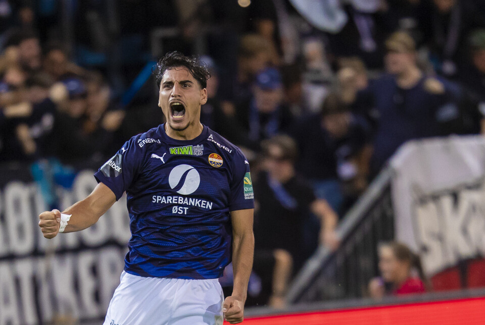 ENDELIG JUBEL: Marko Farji satte 3-0 for Godset mot Molde. Endelig er det mål forover og ikke bare bakover og fansen kan igjen danse disko på Gamle Gress.
