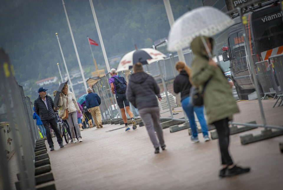 Folkevandring til bybru-åpning