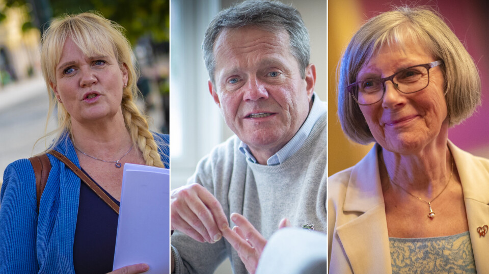 Høyre, Frp- og Krf-gruppelederne Kristin Surlien, Ulf-Erik Knudsen og Turid Solberg Thomassen har bestemt seg, og fått støtte fra INP.