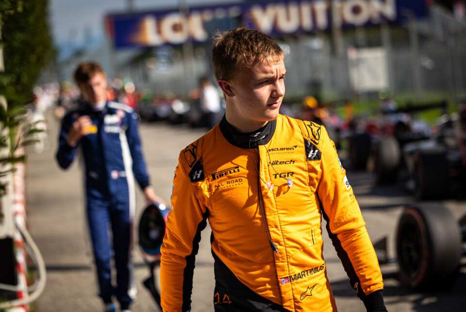 Stenshorne på pallen igjen - Formel 2-debut rett rundt hjørnet