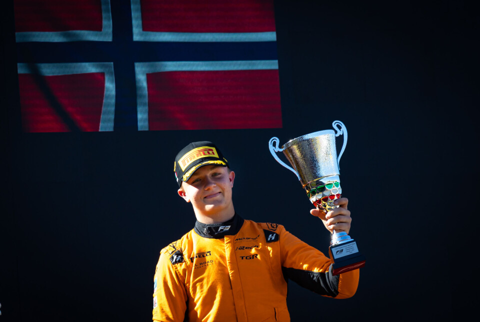 Stenshorne på pallen igjen - Formel 2-debut rett rundt hjørnet