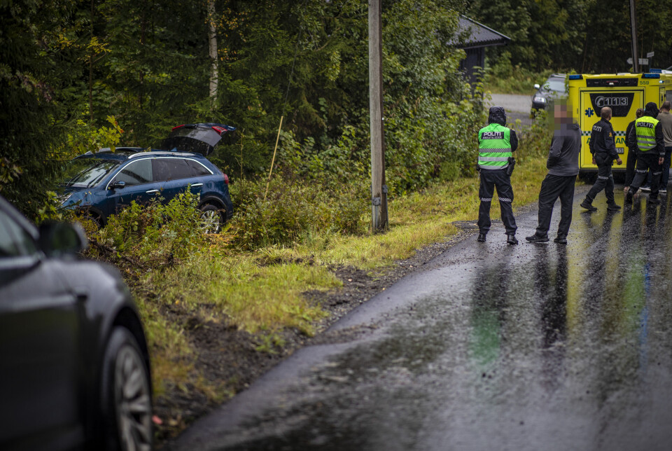 Bil gikk rundt i utforkjøring