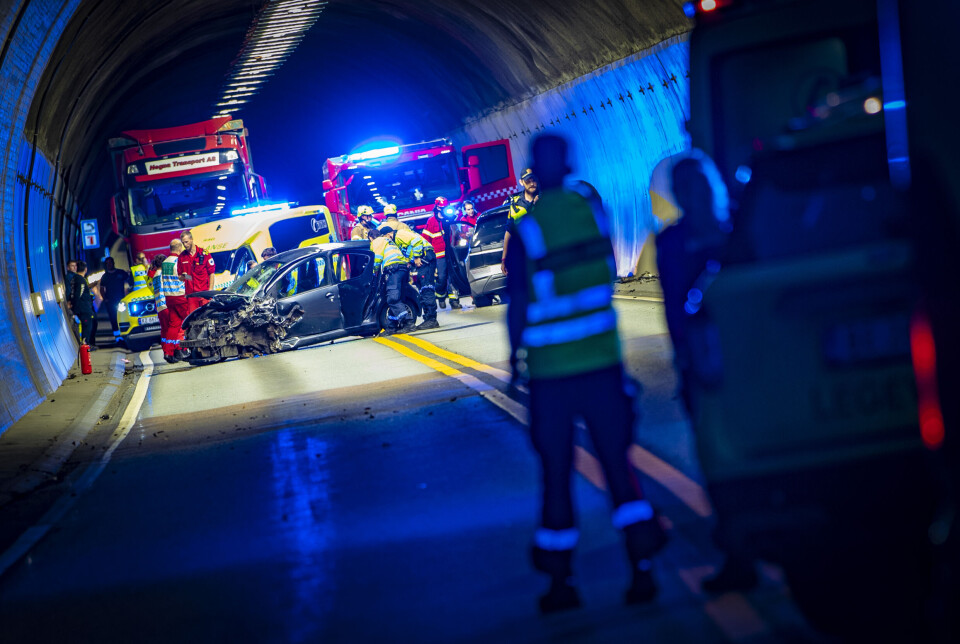 E134: Kritisk skadd i frontkollisjon