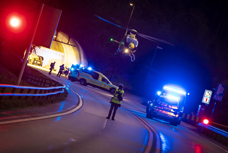 E134: Kritisk skadd i frontkollisjon