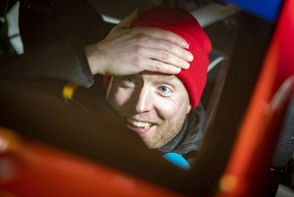 TAPTE PÅ MÅLSTREKEN: Frank Tore Larsen har sanket mest poeng gjennom sesongen, men tapte allikevel årets norgesmesterskap i rally.