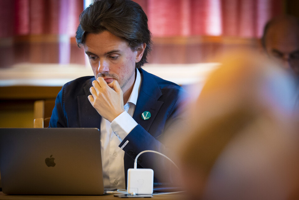 FIKK HØRE DET: Venstre-gruppeleder Herman Ekle Lund