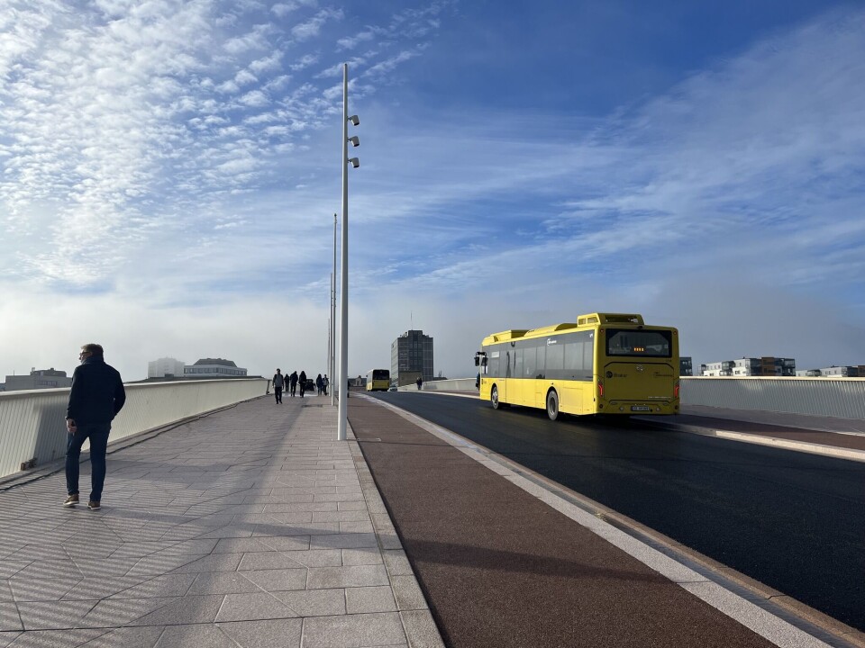 Nå går bussene på bybrua igjen