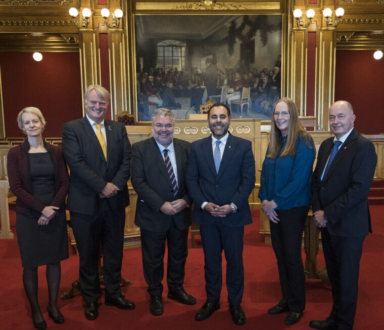 Nytt presidentskap på Stortinget med to lokale på topp