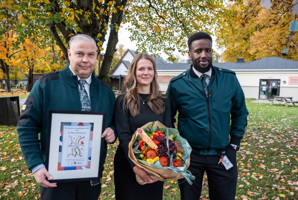 Vy Buss Drammen tildelt mangfoldsprisen