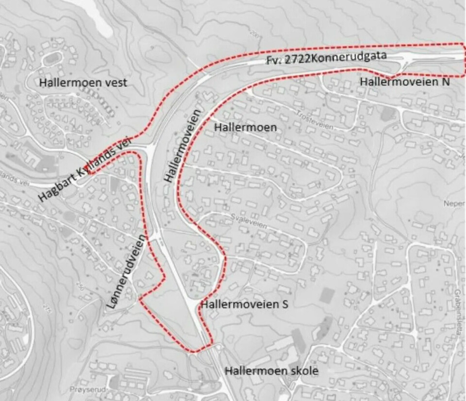 Dette er det berørte området.
