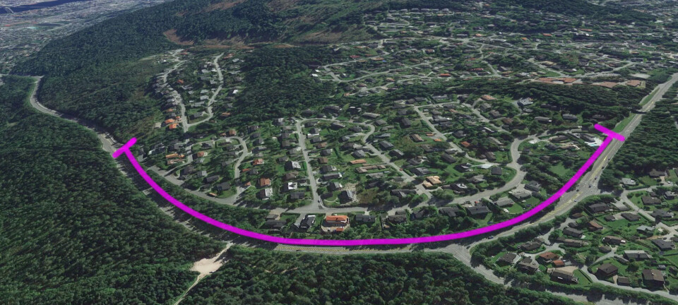 Ett års anleggsarbeid i Konnerudgata: Lager sykkelvei og kantstopp til 100 millioner